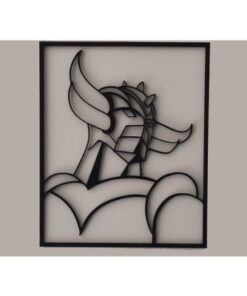 Alternative view of Grendizer 2D wall painting