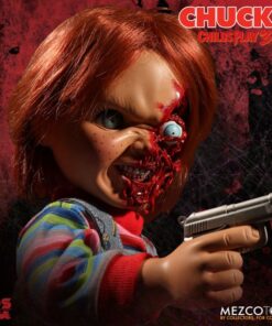 Alternative view of Child's Play 3 Pizza Face Chucky 15 Inch Mega Scale Figure