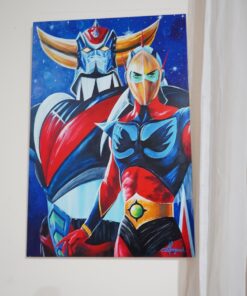 Alternative view of Grendizer Photo FIGURE Wood