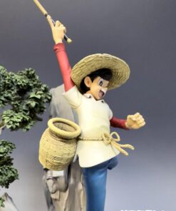 Alternative view of Fisherman Sanpei Statue Figure