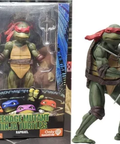 Alternative view of 7" NECA Ninja Turtles 1990 Movie TMNT Teenage Movable Toys Mutant Action Figure Set