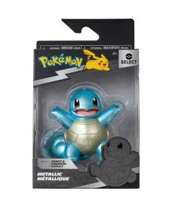 Jazwares - Pokemon Select - 3" Metallic Figure - Squirtle