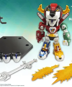 Alternative view of Voltron Altimites Super Deformed Lion Force Diecast Figure