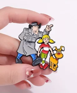INSPECTOR GADGET Pin Badge Brooch Alloy Brooch Cute Style