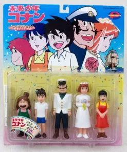 Alternative view of Future Boy Conan Soft Vinyl Figure 5pc Set – [Conan, Lana, Jimsy,Dyce, Monsley]