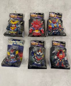 Banpresto Lighted Robots Keychain Complete 6 Piece Set