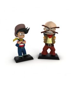 GO NAGAI ROBOT COLLECTION 78 DANBEI E GORO MAKIBA GRENDIZER FIGURE ( USED )