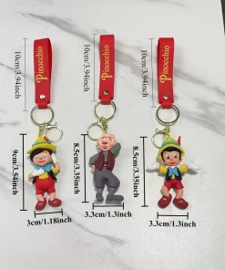 Alternative view of Disney Pinocchio Keychain Custom